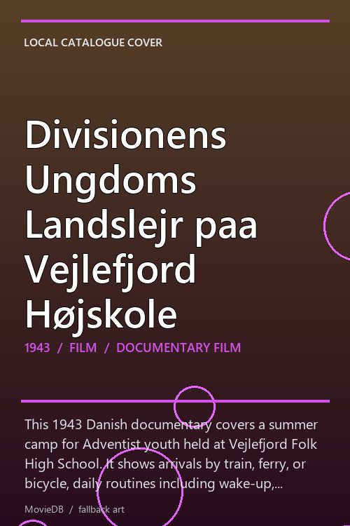 Divisionens Ungdoms Landslejr paa Vejlefjord Højskole poster