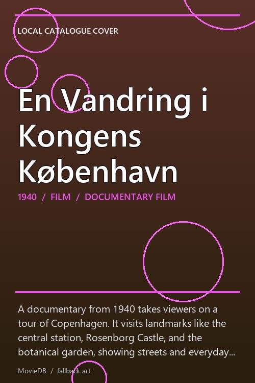 En Vandring i Kongens København poster