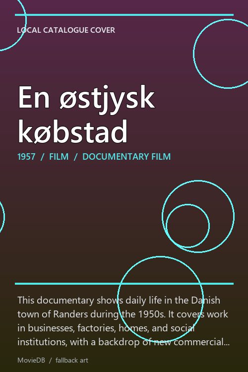 En østjysk købstad poster