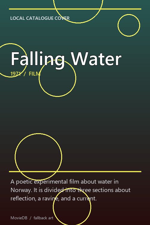 Falling Water poster