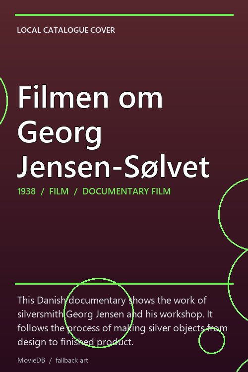 Filmen om Georg Jensen-Sølvet poster