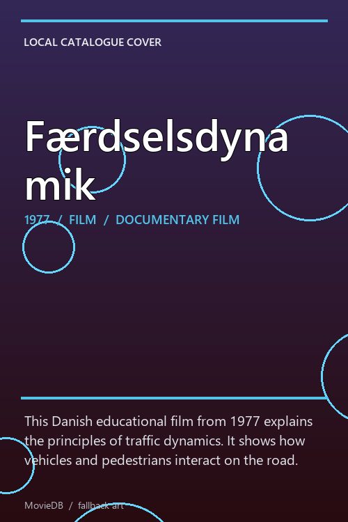 Færdselsdynamik poster