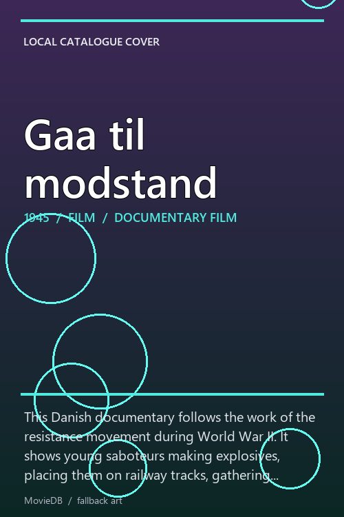 Gaa til modstand poster