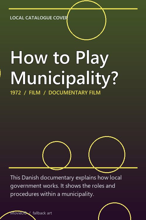 How to Play Municipality? poster