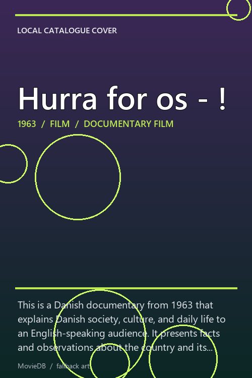 Hurra for os - ! poster