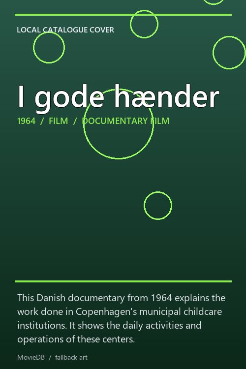 I gode hænder poster