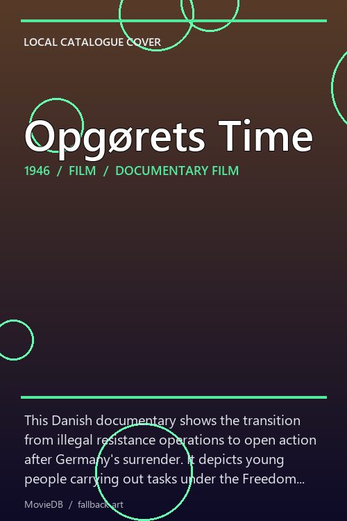 Opgørets Time poster