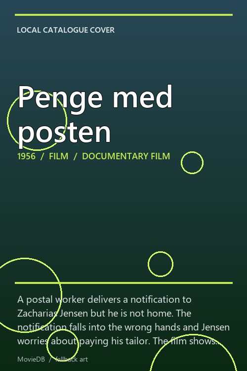 Penge med posten poster