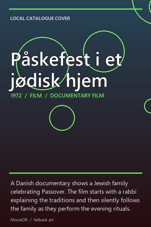 Påskefest i et jødisk hjem poster