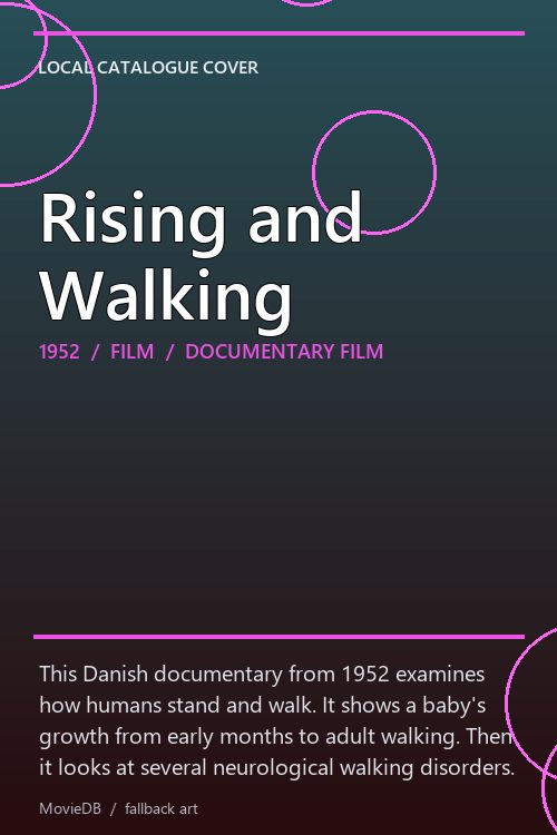 Rising and Walking poster