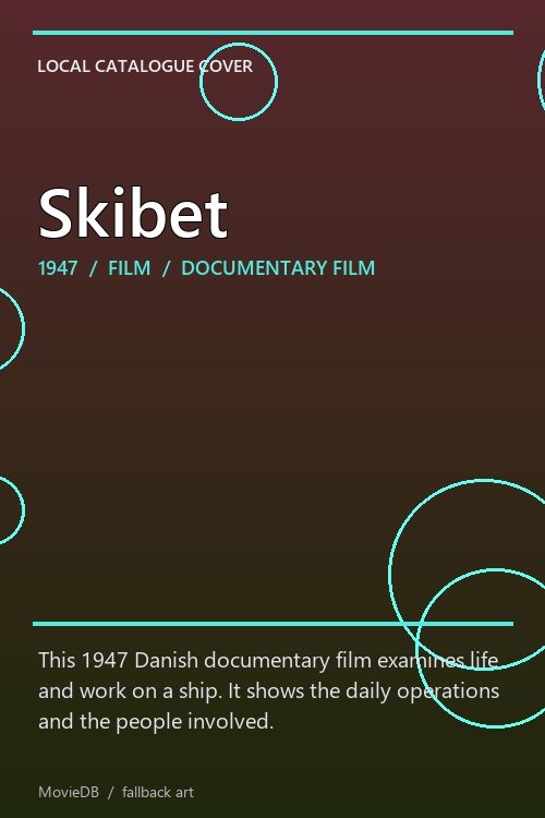 Skibet poster
