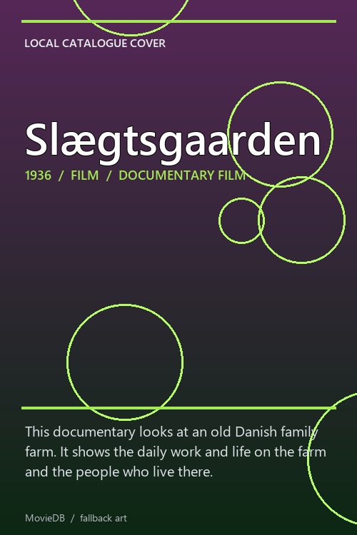 Slægtsgaarden poster