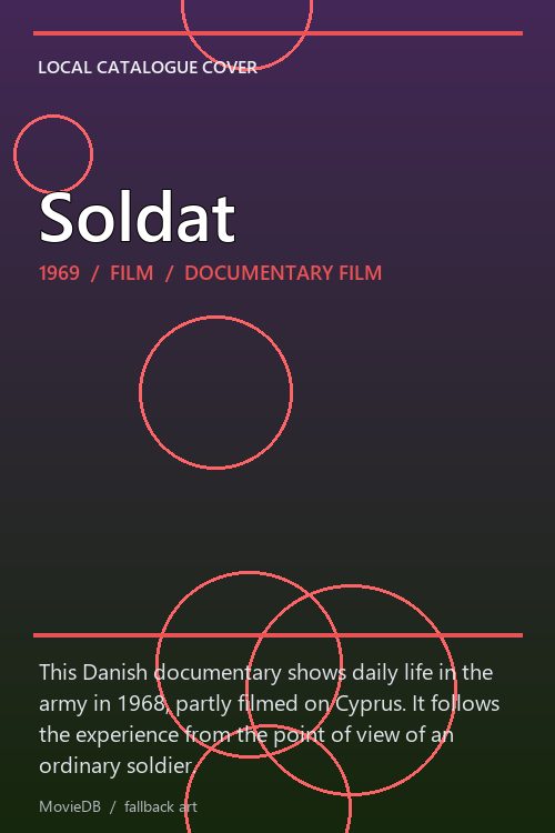 Soldat poster