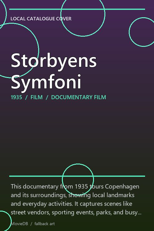 Storbyens Symfoni poster