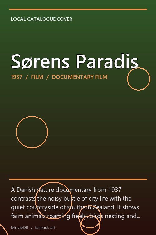 Sørens Paradis poster