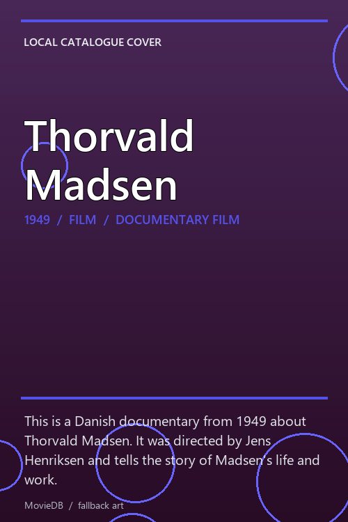 Thorvald Madsen poster