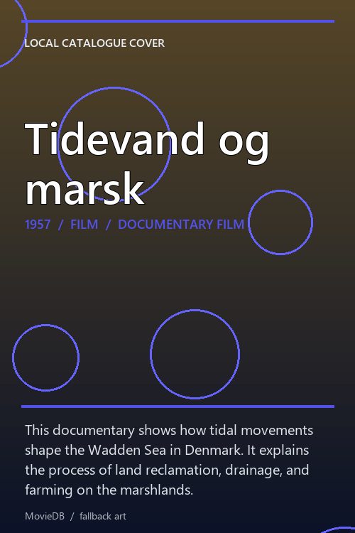 Tidevand og marsk poster