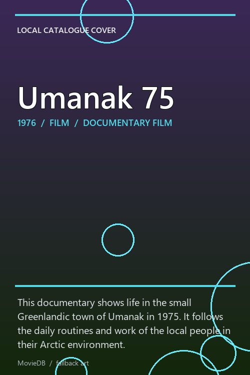 Umanak 75 poster