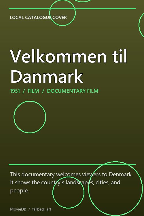Velkommen til Danmark poster