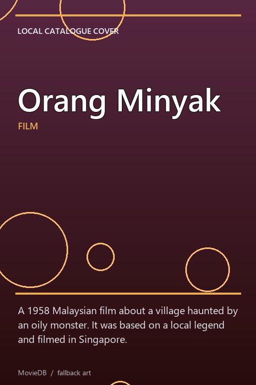 Orang Minyak poster