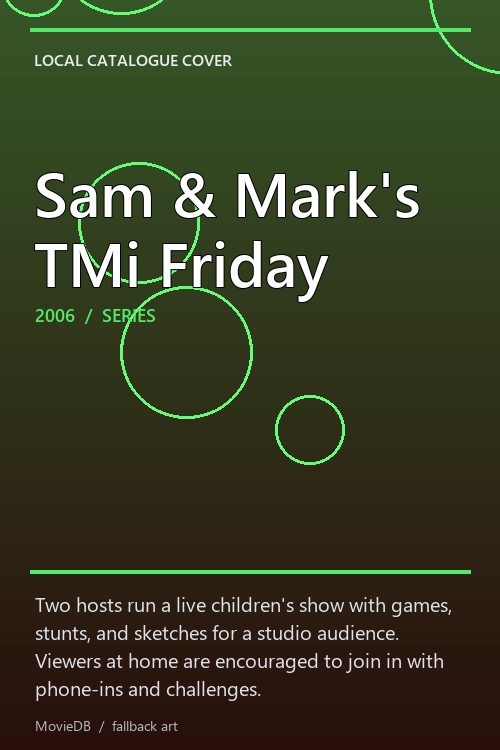 Sam & Mark's TMi Friday poster