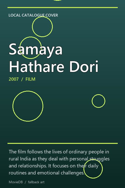 Samaya Hathare Dori poster