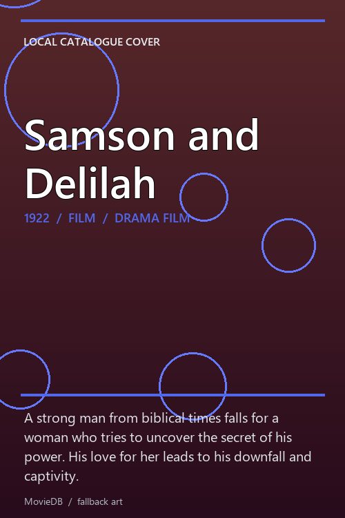 Samson and Delilah poster