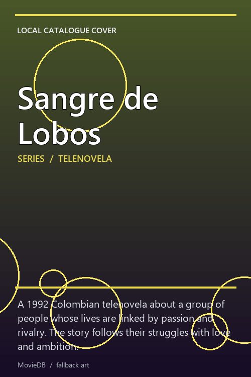 Sangre de Lobos poster