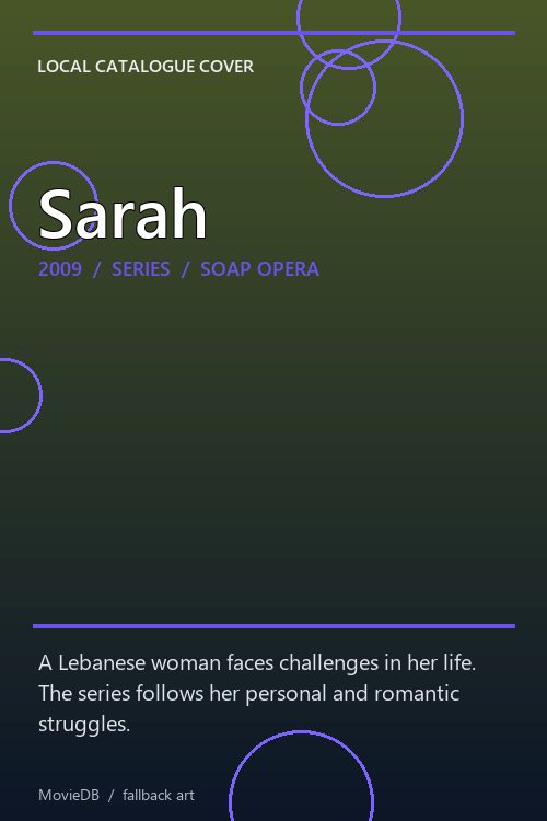 Sarah poster