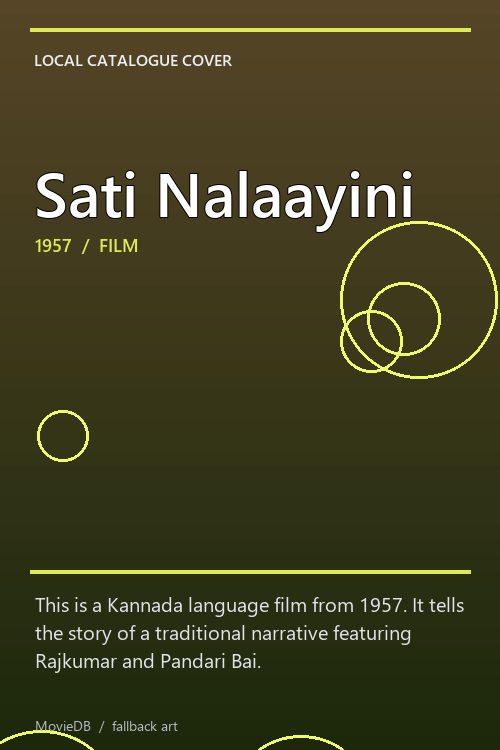 Sati Nalaayini poster