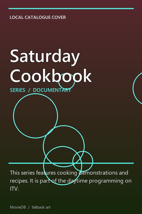 Saturday Cookbook poster