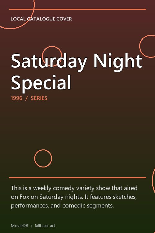Saturday Night Special poster