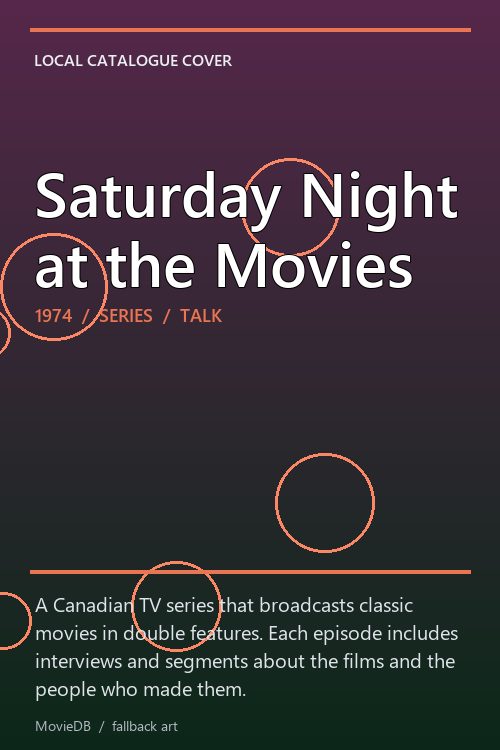 Saturday Night at the Movies poster