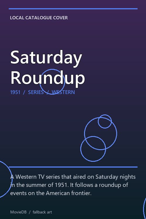 Saturday Roundup poster
