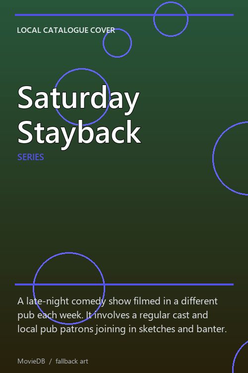Saturday Stayback poster