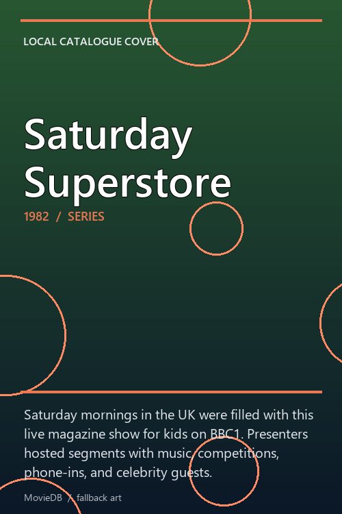 Saturday Superstore poster