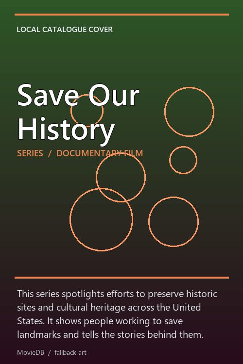 Save Our History poster
