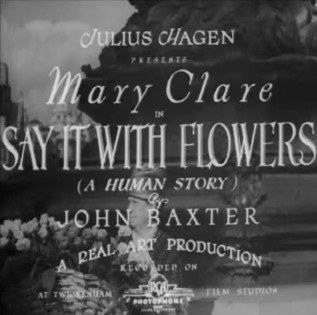 Say It with Flowers poster