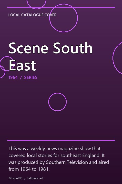 Scene South East poster