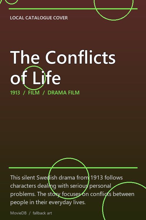 The Conflicts of Life poster