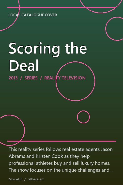 Scoring the Deal poster