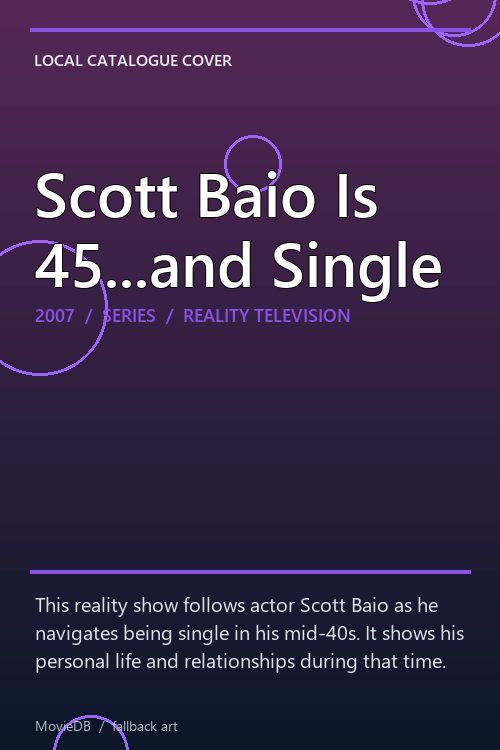 Scott Baio Is 45...and Single poster
