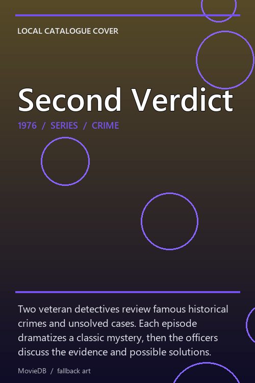 Second Verdict poster