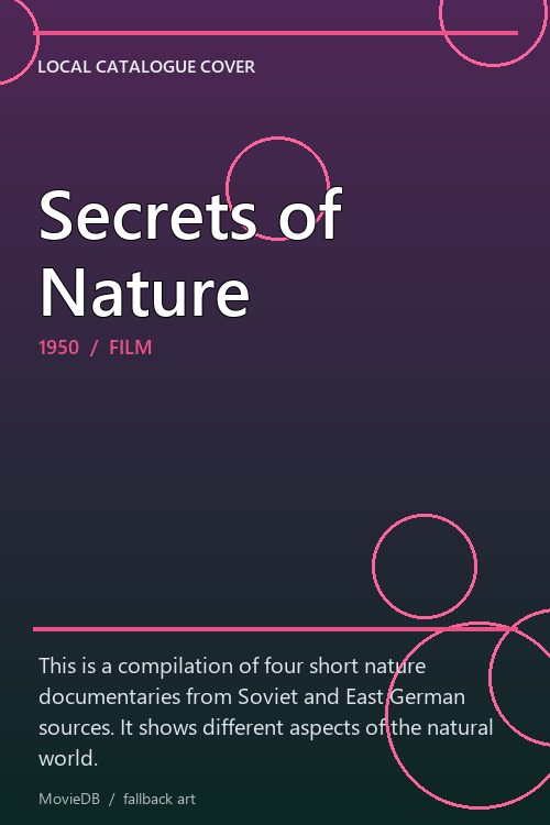 Secrets of Nature poster