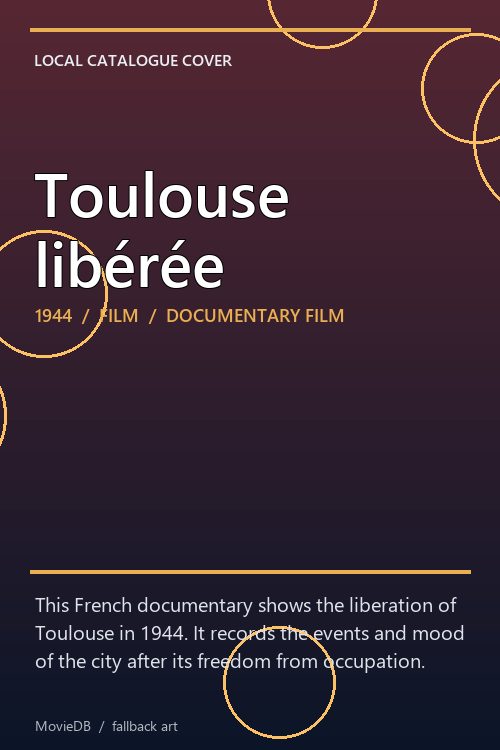 Toulouse libérée poster