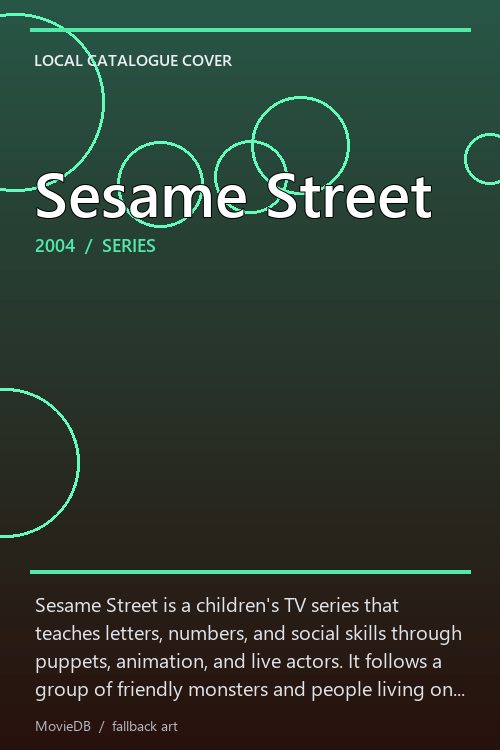 Sesame Street poster