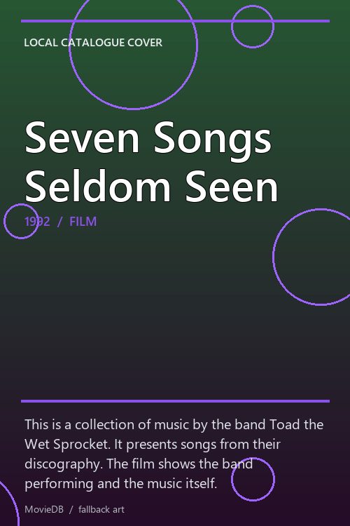 Seven Songs Seldom Seen poster