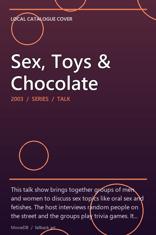 Sex, Toys & Chocolate poster