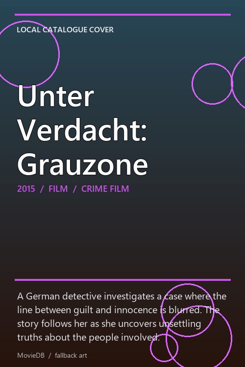 Unter Verdacht: Grauzone poster