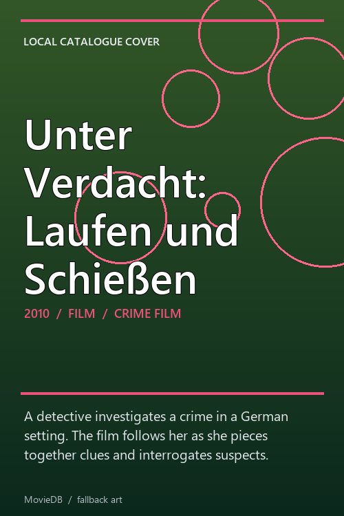 Unter Verdacht: Laufen und Schießen poster